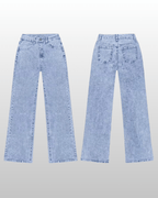 High Waist Straight Jeans