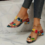 JANA | COLORFUL DOUBLE STRAPPED SANDALS