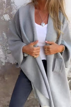 JANELLE™ | Stylish Loose V-Neck Scarf Cape Jacket