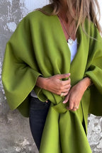 JANELLE™ | Stylish Loose V-Neck Scarf Cape Jacket