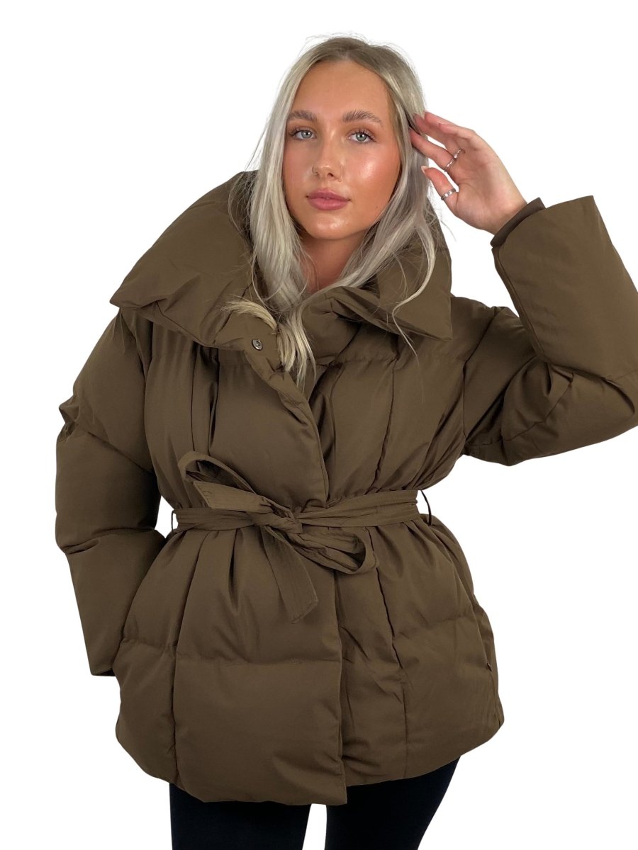 Karly | Stylish Belted Puffer Jacket