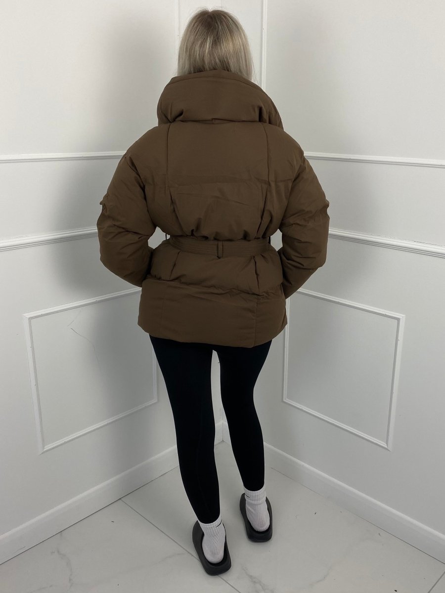 Karly | Stylish Belted Puffer Jacket