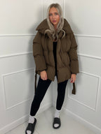Karly | Stylish Belted Puffer Jacket