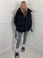 Karly | Stylish Belted Puffer Jacket