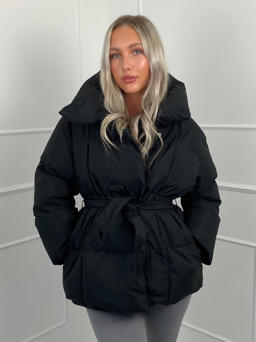 Karly | Stylish Belted Puffer Jacket