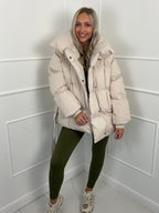 Karly | Stylish Belted Puffer Jacket