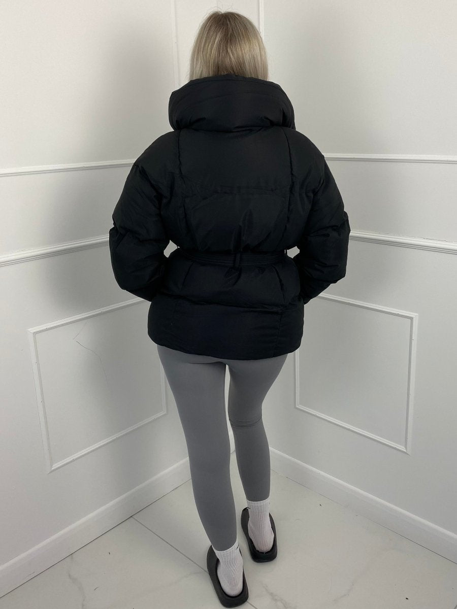 Karly | Stylish Belted Puffer Jacket