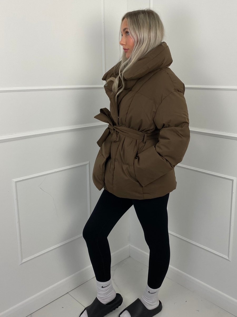 Karly | Stylish Belted Puffer Jacket