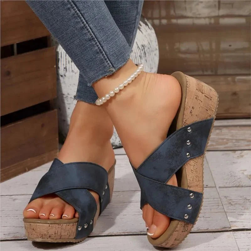 KATY | CASUAL ORTHOPEDIC WEDGE SANDALS