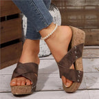 KATY | CASUAL ORTHOPEDIC WEDGE SANDALS