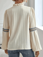 KINSLEY | LUXURIOUS V-NECK BLOUSE