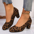 Laure | Elegant Suede Block Heels