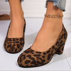 Laure | Elegant Suede Block Heels