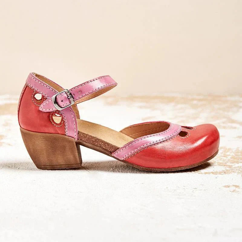 Liora | Comfortable Low-Heeled Sandals