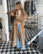 Long Suede Coat
