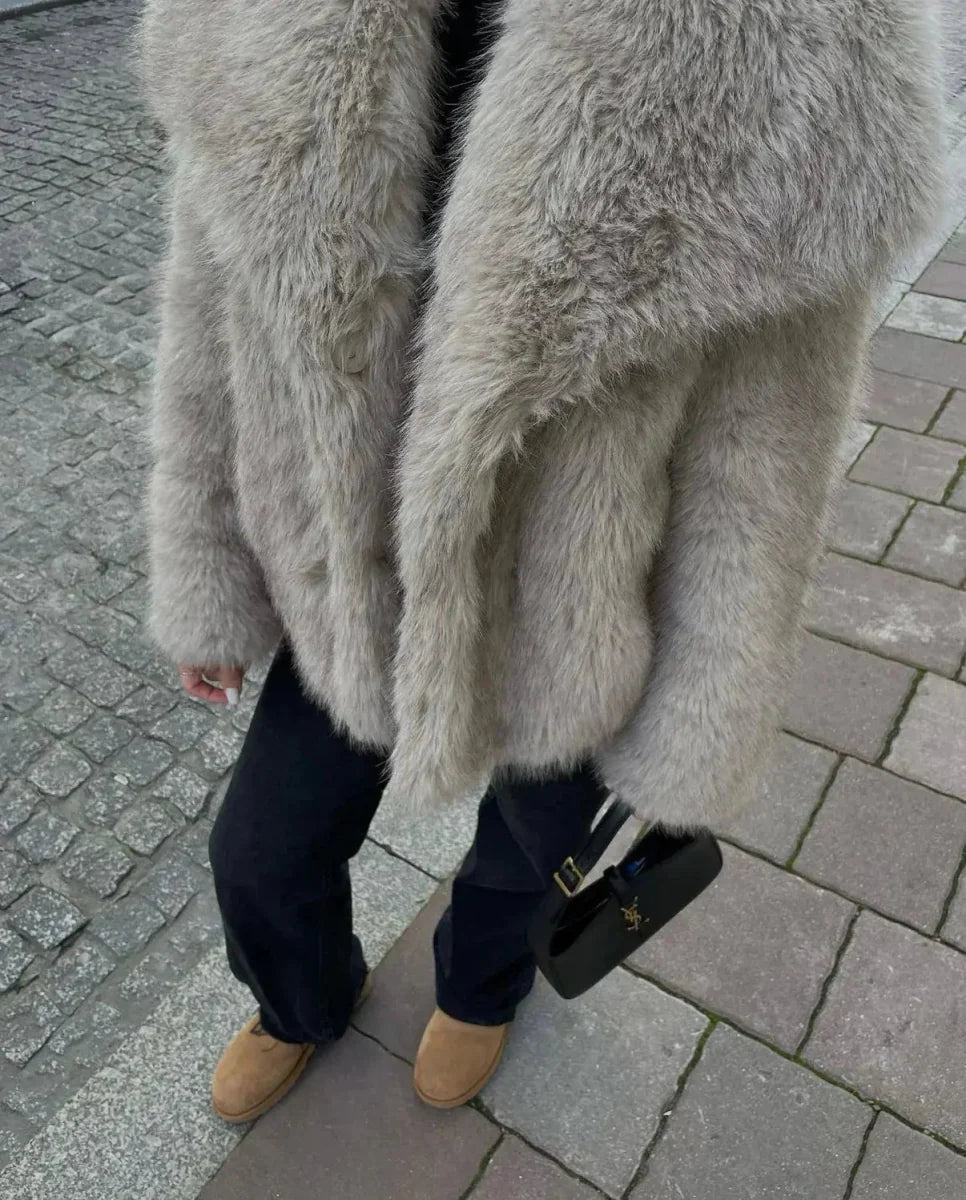 MACY | Faux Fur Coat