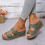 MARJORIE | CASUAL ORTHOPEDIC WEDGE SANDALS