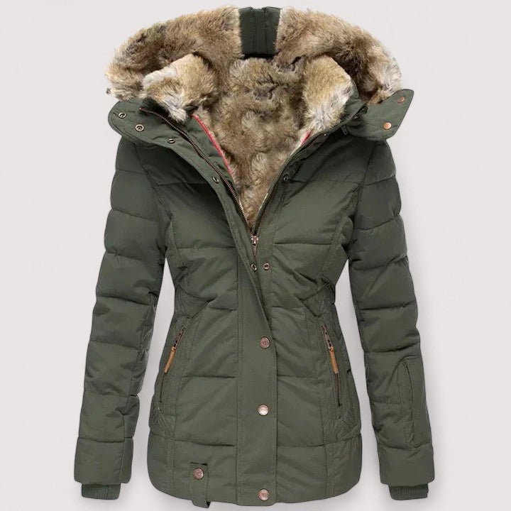 Marylin – Warm winter coat with fur lining