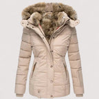 Marylin – Warm winter coat with fur lining