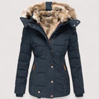 Marylin – Warm winter coat with fur lining