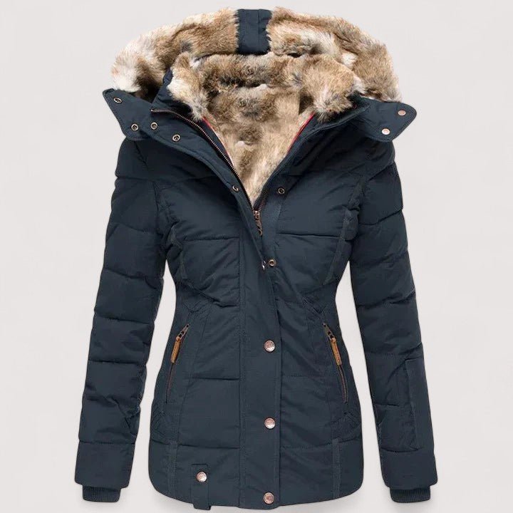 Marylin – Warm winter coat with fur lining