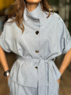 Mira | Belted Wide-Leg Pant Set