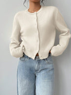 Mira™ | Fine Knit Long Pullover — Elegant Softness for Everyday