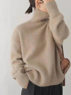 MONIKA | High Neck Cashmere Sweater