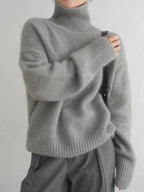 MONIKA | High Neck Cashmere Sweater