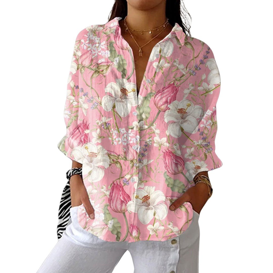 Nicole | Elegant Floral Blouse