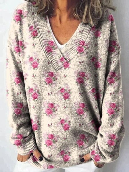 Noelle | Watercolor Floral Cardigan