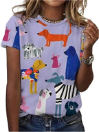 PAUI | CASUAL ANIMAL PRINT BLOUSE