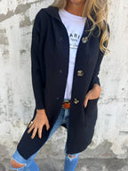 PRISCILLA™ | Spring/Fall Hooded Cardigan