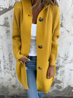 PRISCILLA™ | Spring/Fall Hooded Cardigan