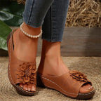REGINE | STYLISH ORTHOPEDIC FLOWER SANDALS
