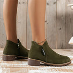 Revia | Vintage Style Ankle Boots