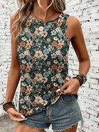 REYA | COMFORTABLE FLORAL SUMMER TOP