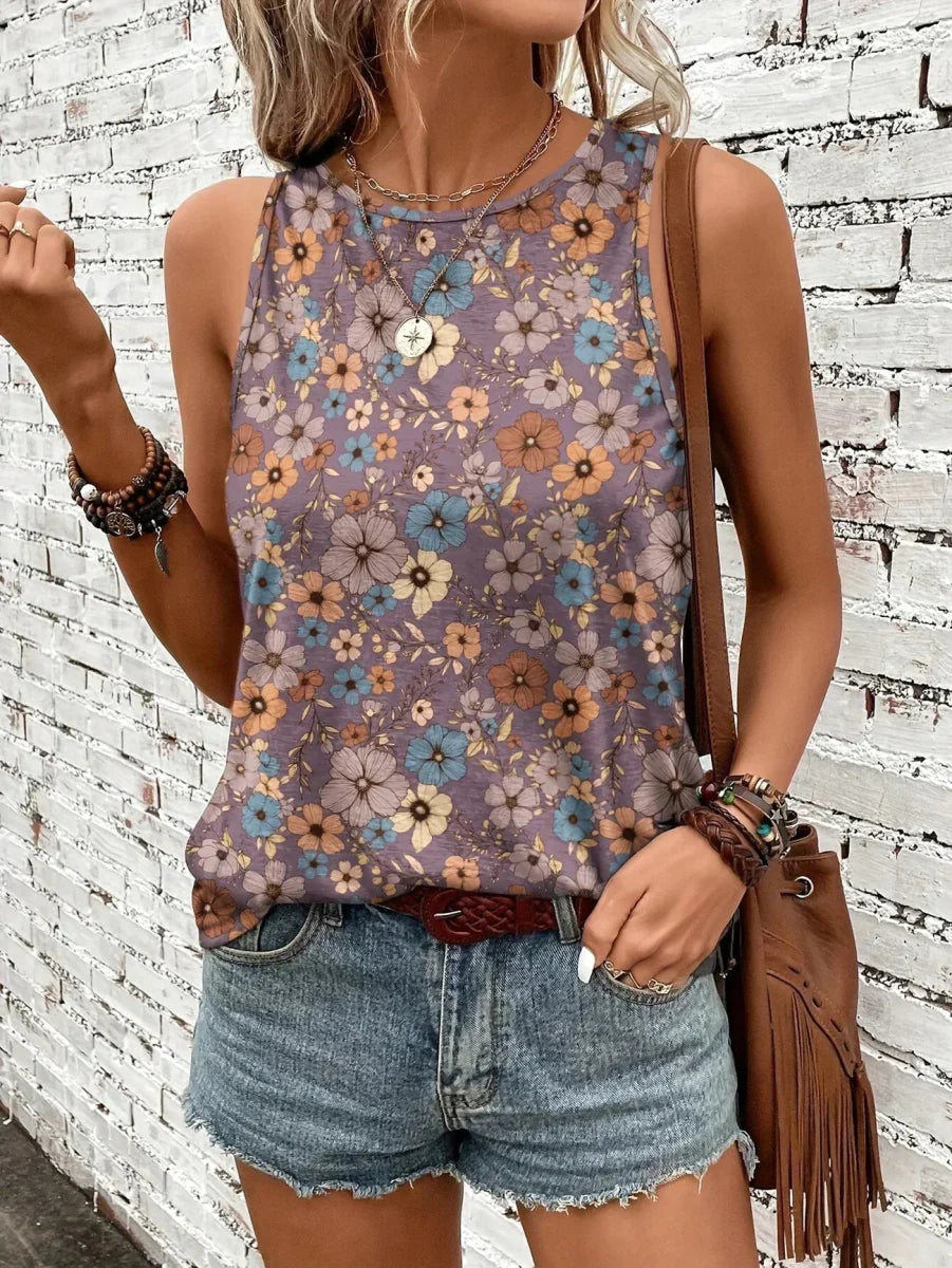 REYA | COMFORTABLE FLORAL SUMMER TOP