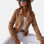 Rhea | Suede Jacket