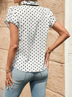 ROSEMARY | ELEGANT FLUTTER SLEEVES BLOUSE