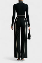 Sabrina | Two-Piece Turtleneck Wide-Leg Set