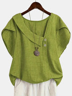 Saddie | Casual Asymmetrical Blouse