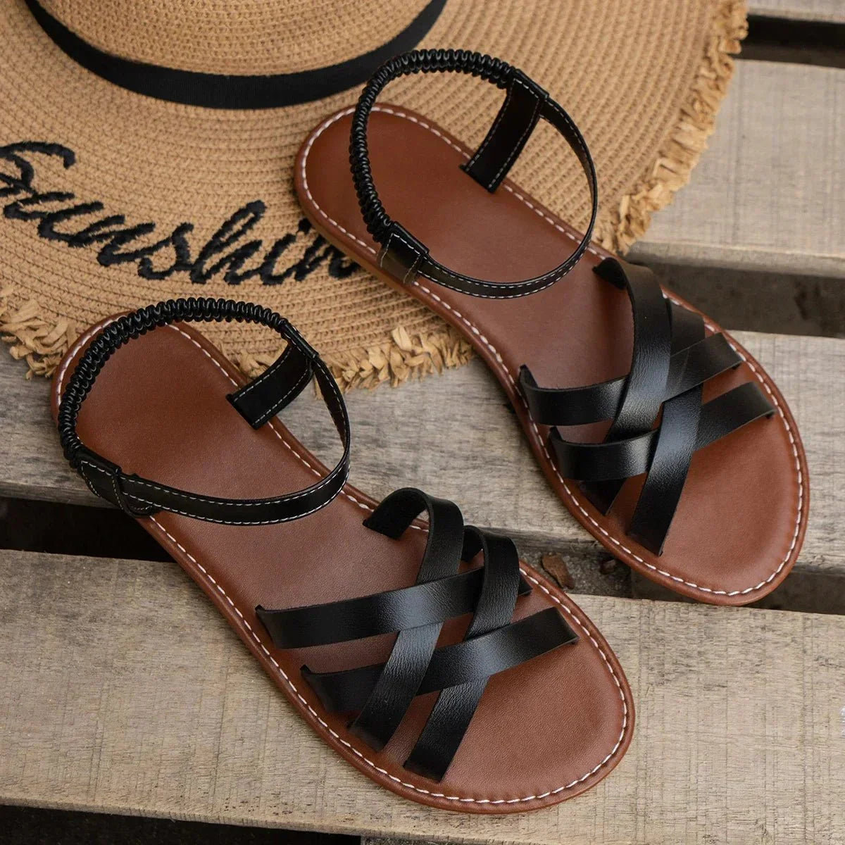SARAH | STYLISH STRAPPED SANDALS