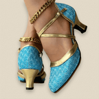 Seraphyne | Elegant Heeled Shoes with Double Straps