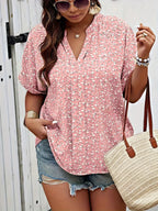 SERINA | ELEGANT CASUAL FLORAL BLOUSE