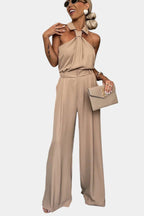 Sibyl | Elegant Halter Two-Piece Set