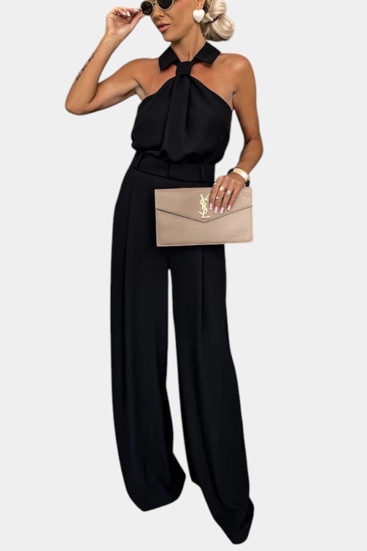 Sibyl | Elegant Halter Two-Piece Set