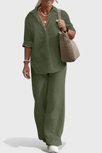 Skye | Button Detail Two-Piece Set