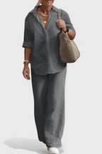 Skye | Button Detail Two-Piece Set