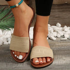 STACY | CASUAL SLIP-ON SANDALS